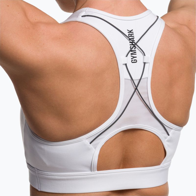 Gymshark Pulse Reggiseno sportivo fitness bianco 5