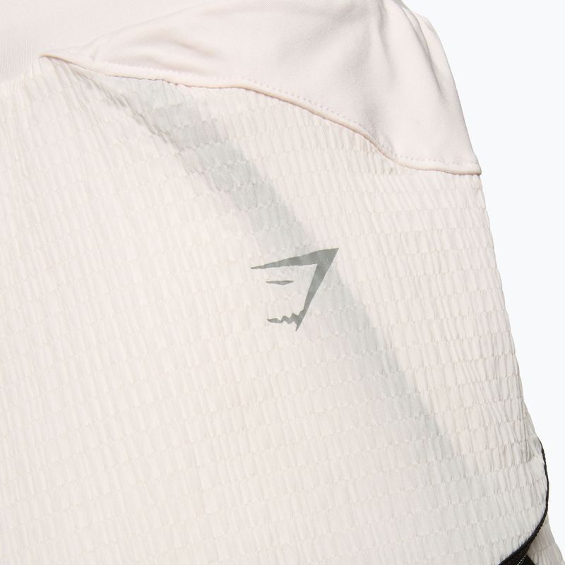 Pantaloncini da allenamento da donna Gymshark Speed bianco 3