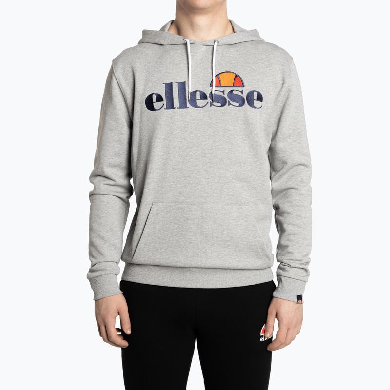 Felpa Ellesse Ferrer Oh Hoody uomo grigio marna