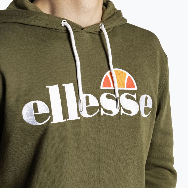 Felpa Ellesse Ferrer Oh Hoody Uomo color kaki 3