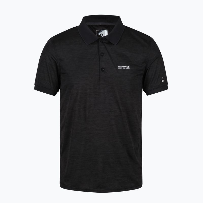 Camicia da trekking da uomo REGATTA Polo Remex II nero 5