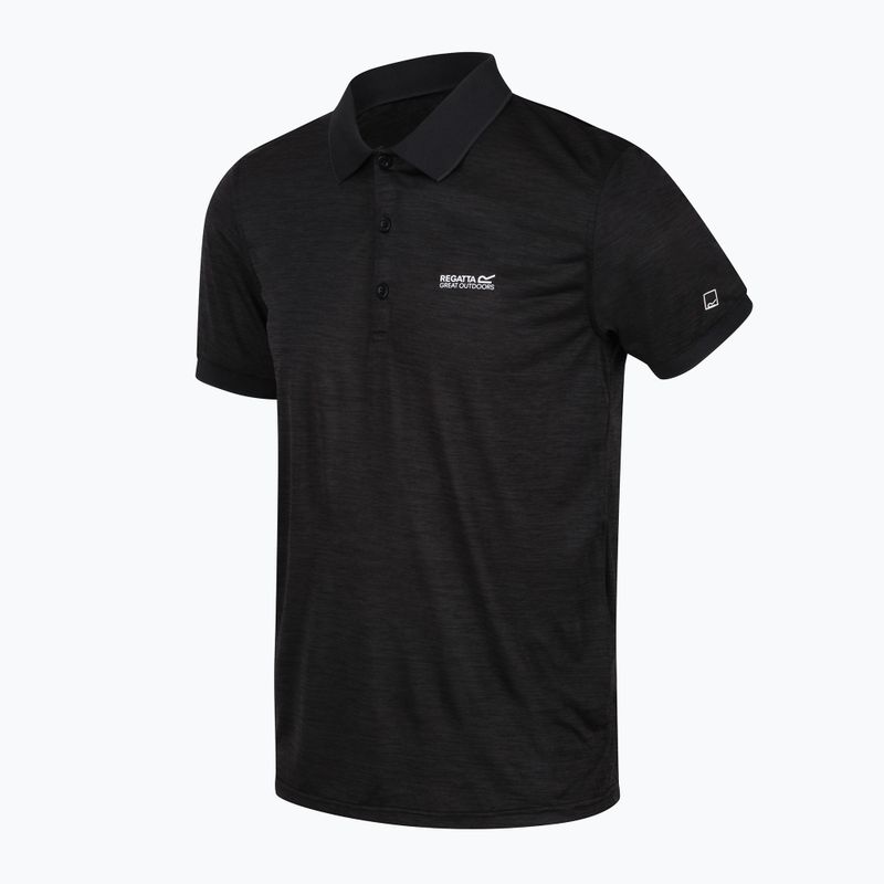 Camicia da trekking da uomo REGATTA Polo Remex II nero 7