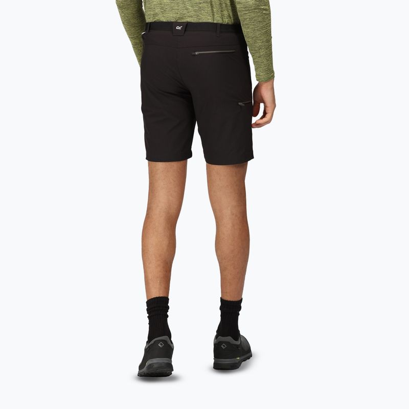 Pantaloncini da trekking Regatta Xert Stretch III da uomo, nero 3