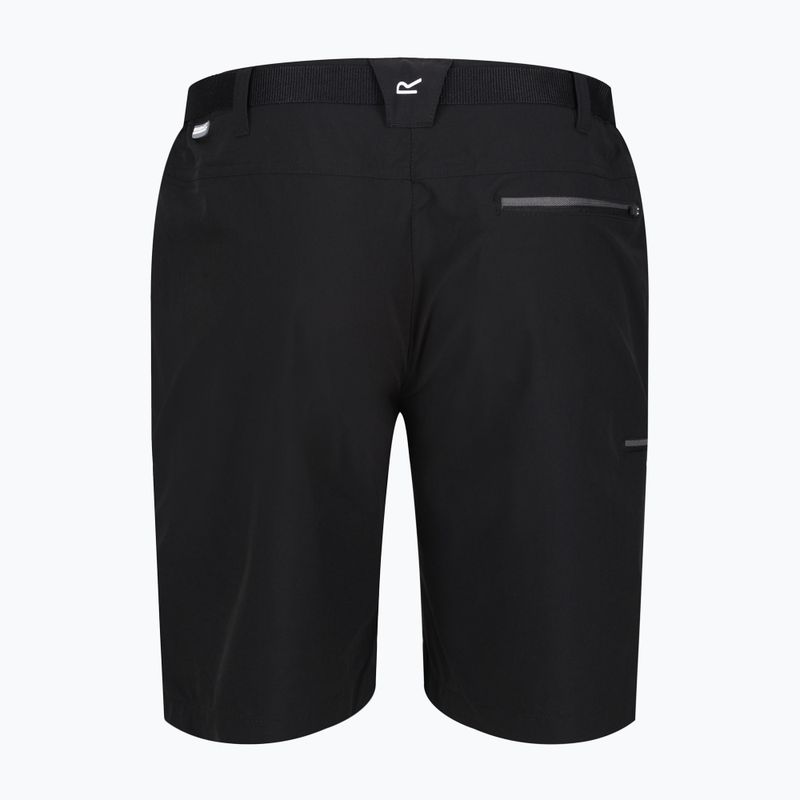 Pantaloncini da trekking Regatta Xert Stretch III da uomo, nero 7