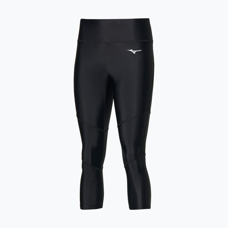 Leggings da corsa da donna Mizuno Core 3/4 nero