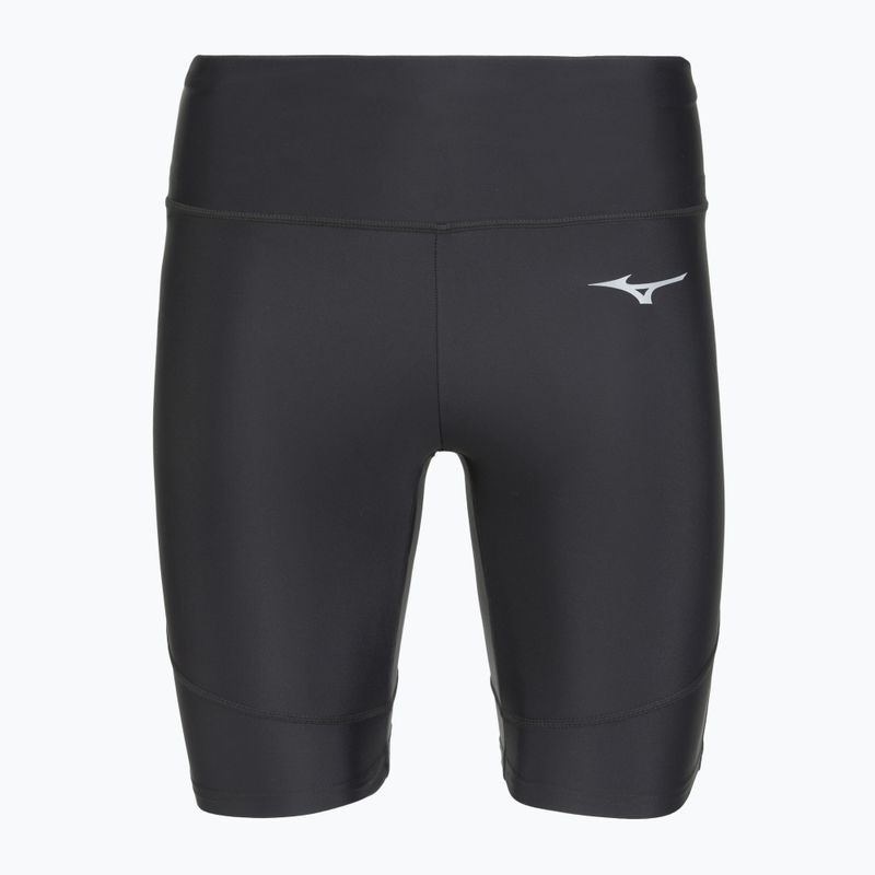 Pantaloncini da corsa da donna Mizuno Core Mid Tight nero