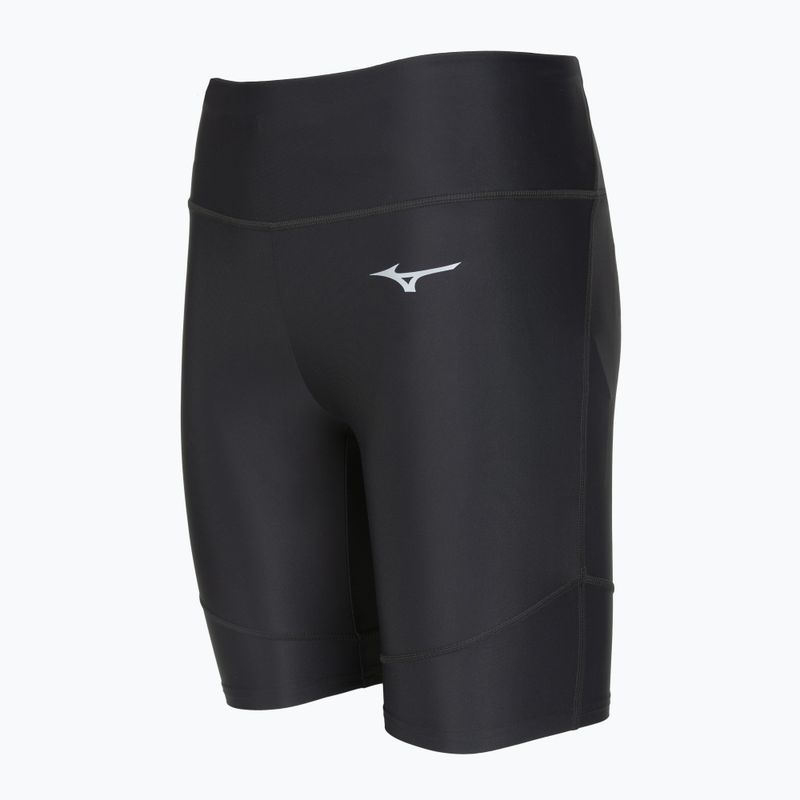 Pantaloncini da corsa da donna Mizuno Core Mid Tight nero 3