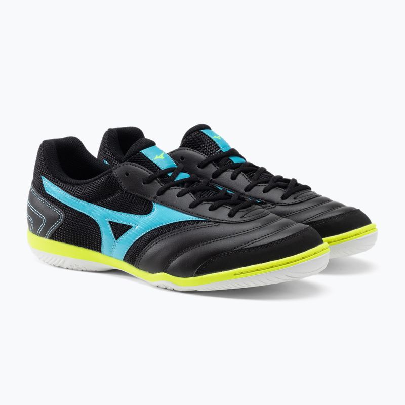 Scarpe da calcio da uomo Mizuno Morelia Sala Club IN nero/blu 5