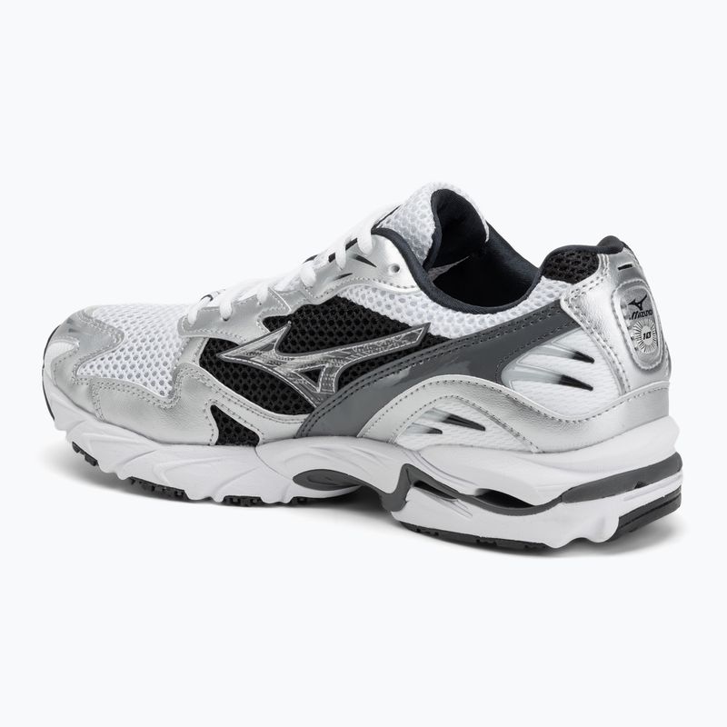 Scarpe da uomo Mizuno Wave Rider 10 bianco/argento/nero 3