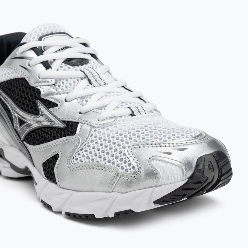 Scarpe da uomo Mizuno Wave Rider 10 bianco/argento/nero 7