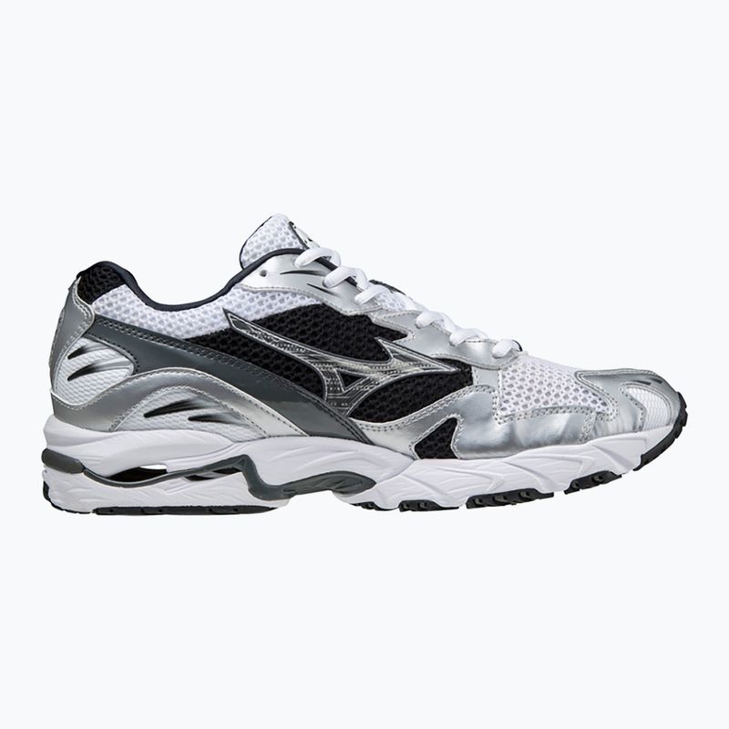 Scarpe da uomo Mizuno Wave Rider 10 bianco/argento/nero