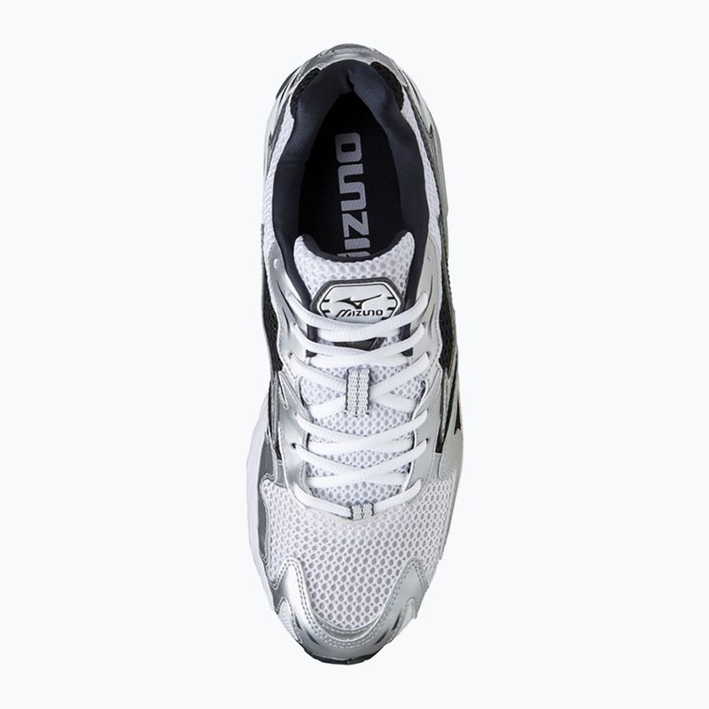 Scarpe da uomo Mizuno Wave Rider 10 bianco/argento/nero 3
