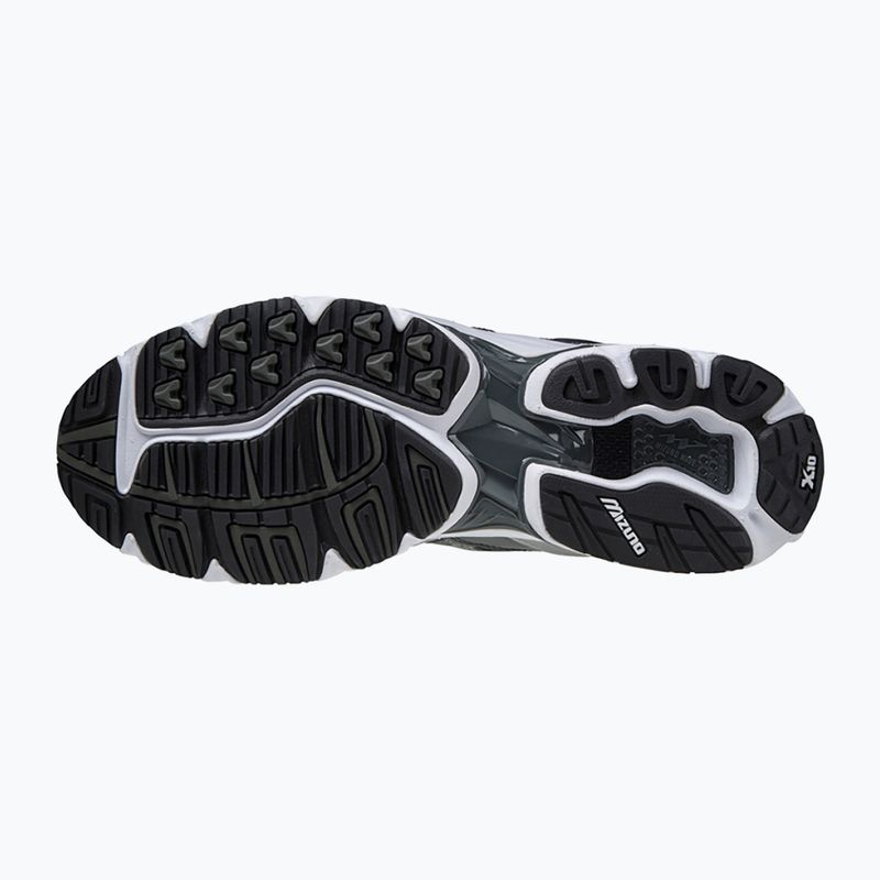Scarpe da uomo Mizuno Wave Rider 10 bianco/argento/nero 4