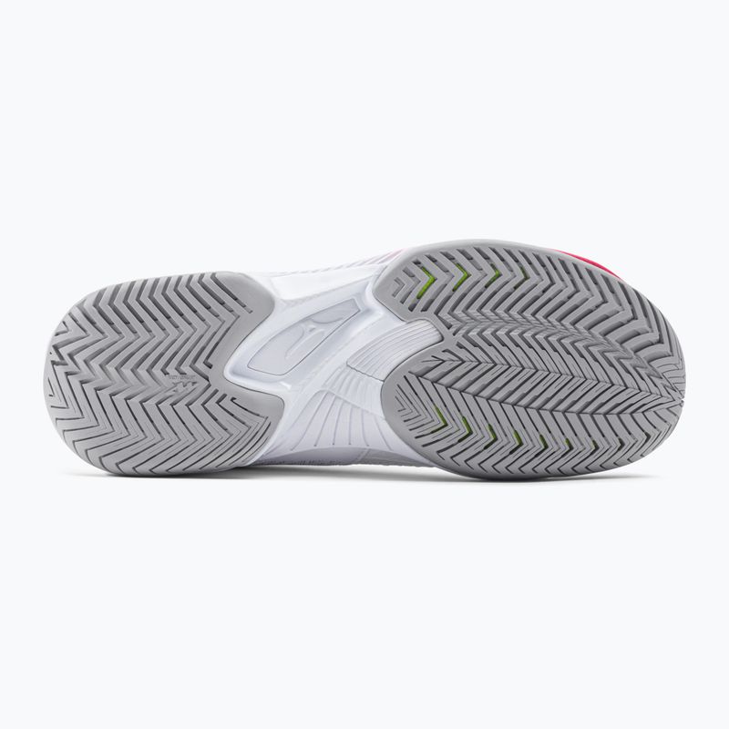 Scarpe da tennis da donna Mizuno Wave Exceed Tour 4 CC bianco 61GA207164 4