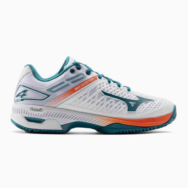 Mizuno Aw21 Wave Exceed Tour 4 Cc scarpe da tennis bianco 61GC207485 2