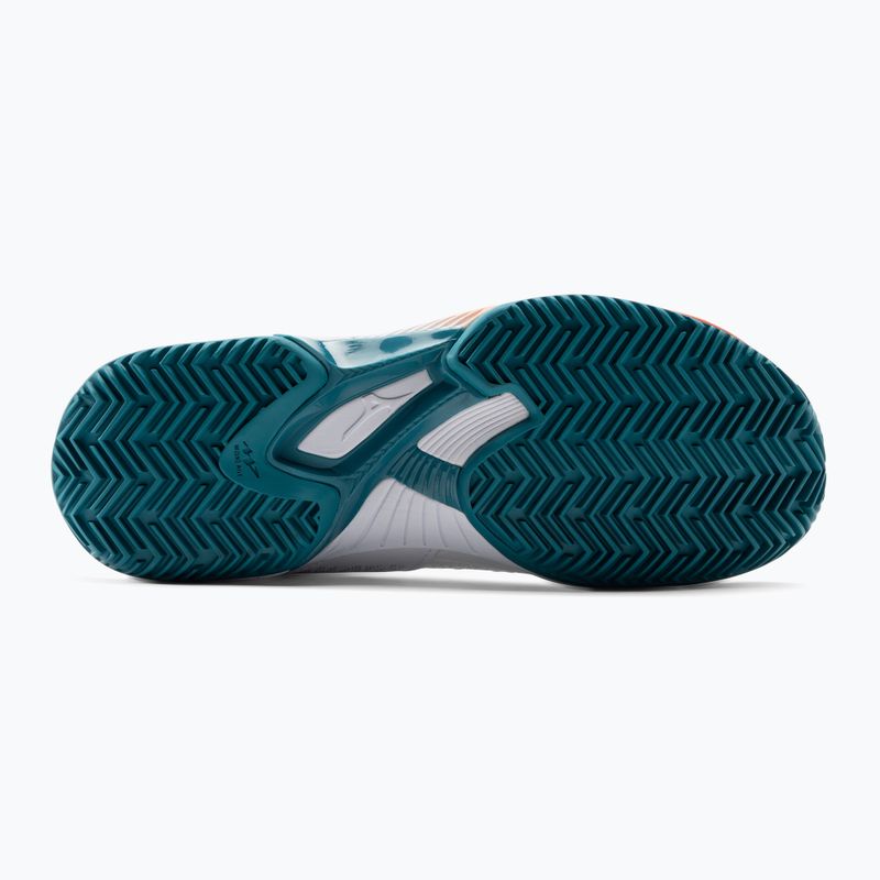 Mizuno Aw21 Wave Exceed Tour 4 Cc scarpe da tennis bianco 61GC207485 4
