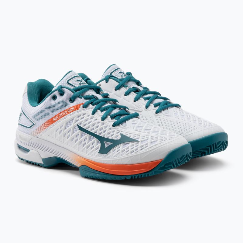 Mizuno Aw21 Wave Exceed Tour 4 Cc scarpe da tennis bianco 61GC207485 5