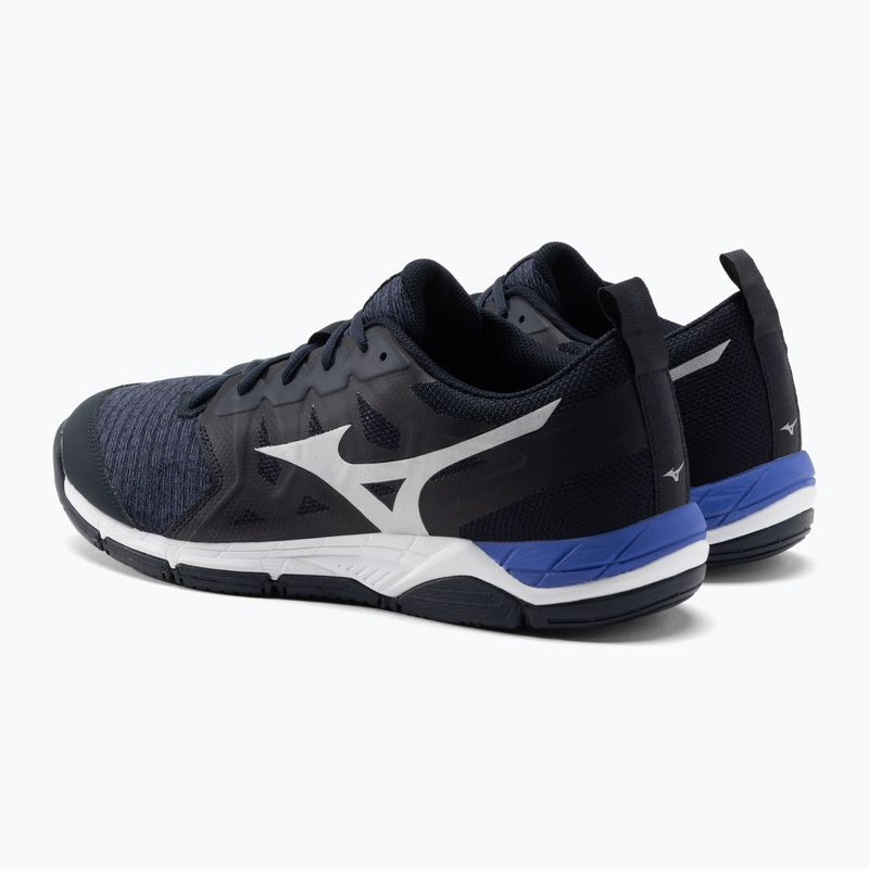 Scarpe da pallavolo da uomo Mizuno Wave Supersonic 2 blu navy V1GA204002 3