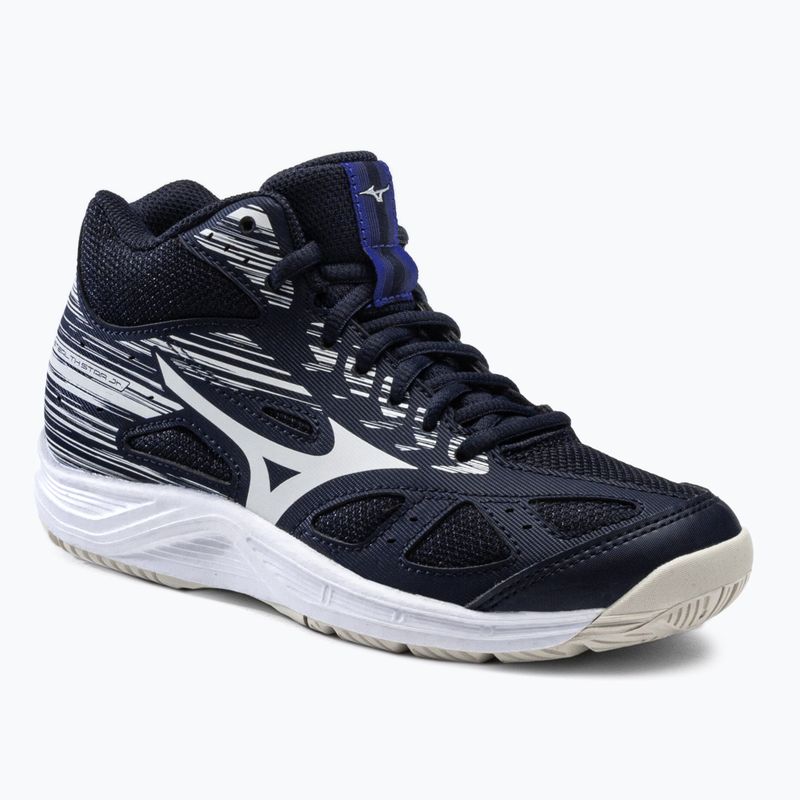 Scarpe da pallamano Mizuno Stealth Star Mid per bambini blu navy X1GC211502