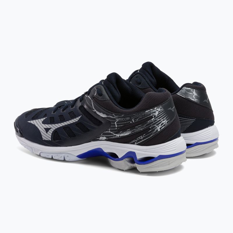 Scarpe da pallavolo da uomo Mizuno Wave Voltage blu navy V1GA216001 3