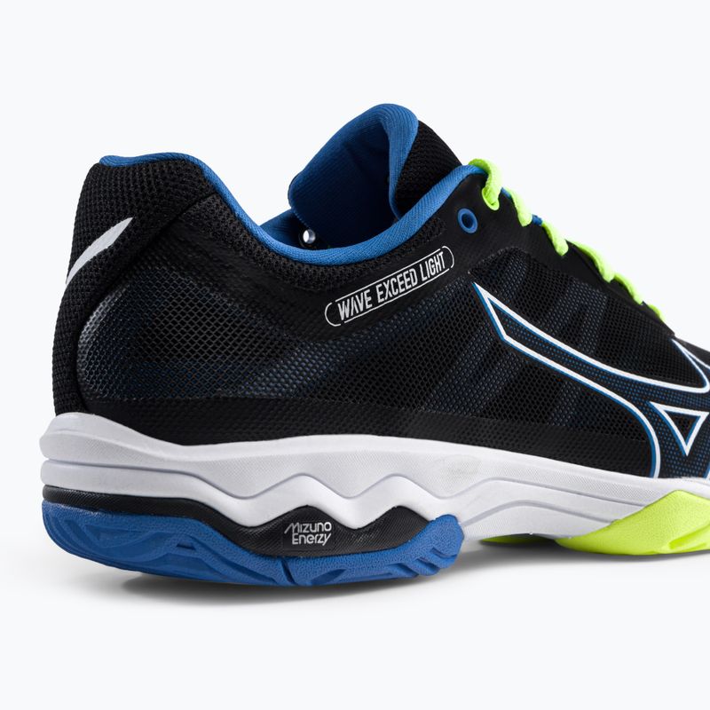 Scarpe da tennis da uomo Mizuno Wave Exceed Light AC nero 61GA2218 8