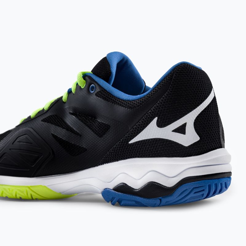 Scarpe da tennis da uomo Mizuno Wave Exceed Light AC nero 61GA2218 9