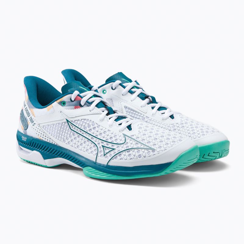 Scarpe da tennis Mizuno Wave Exceed Tour bianco 61GA2270 5