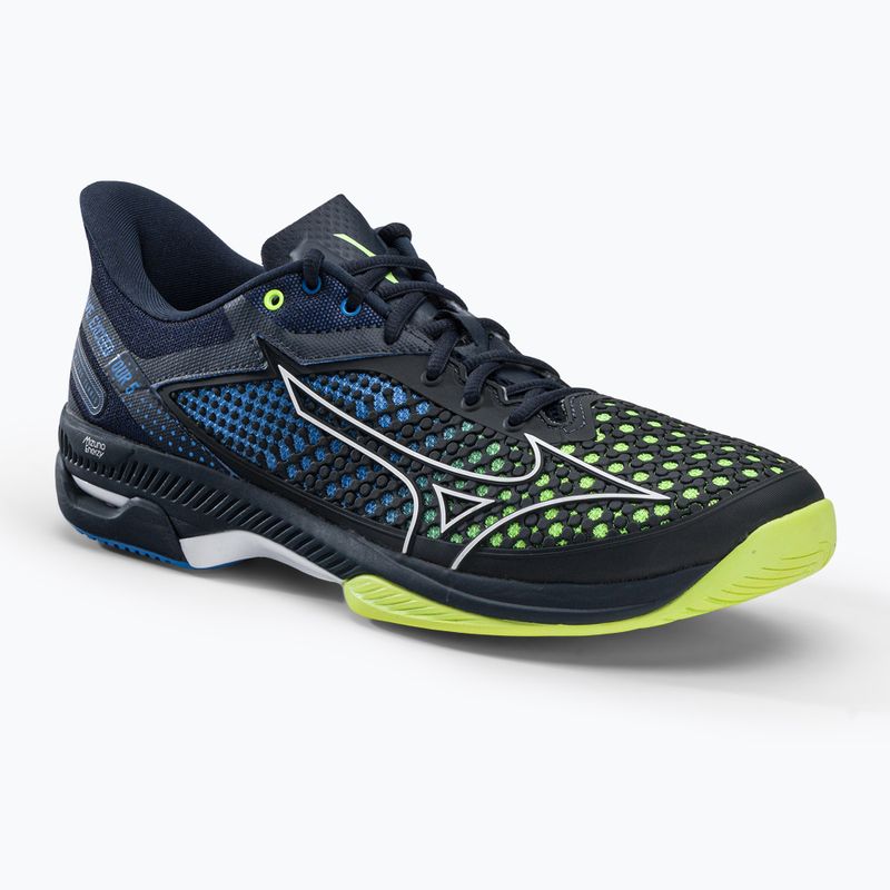 Scarpe da tennis da uomo Mizuno Wave Exceed Tour 5AC blu navy 61GA2270