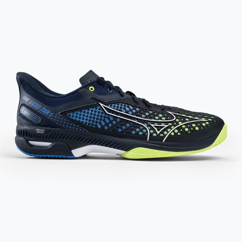 Scarpe da tennis da uomo Mizuno Wave Exceed Tour 5AC blu navy 61GA2270 2