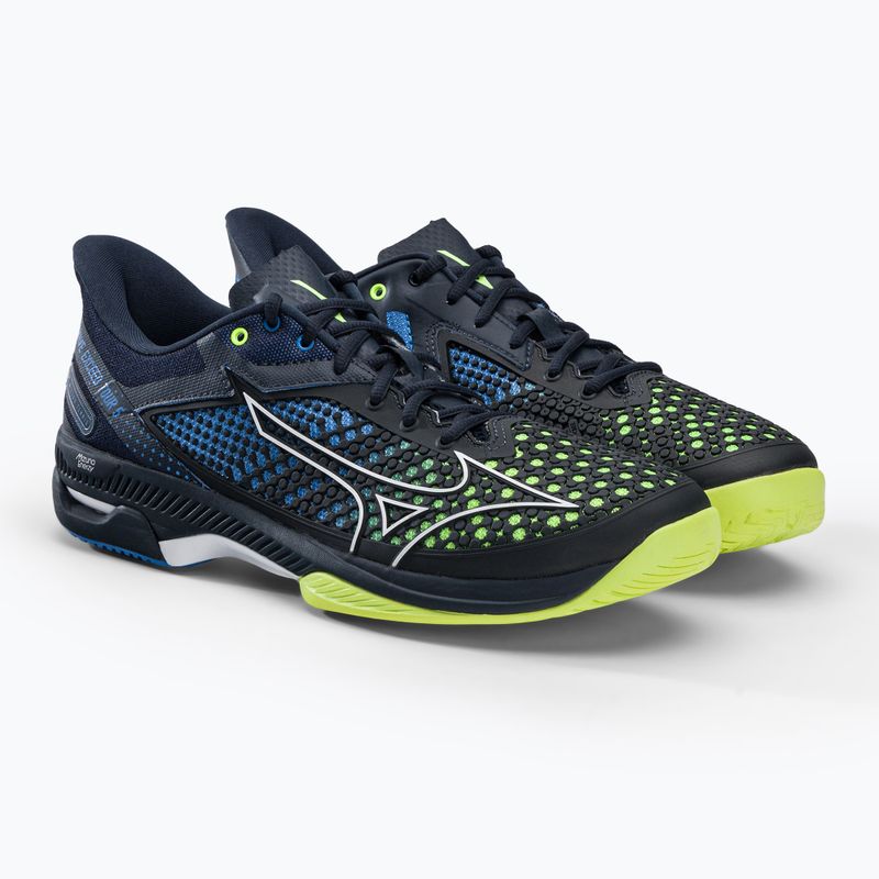 Scarpe da tennis da uomo Mizuno Wave Exceed Tour 5AC blu navy 61GA2270 5