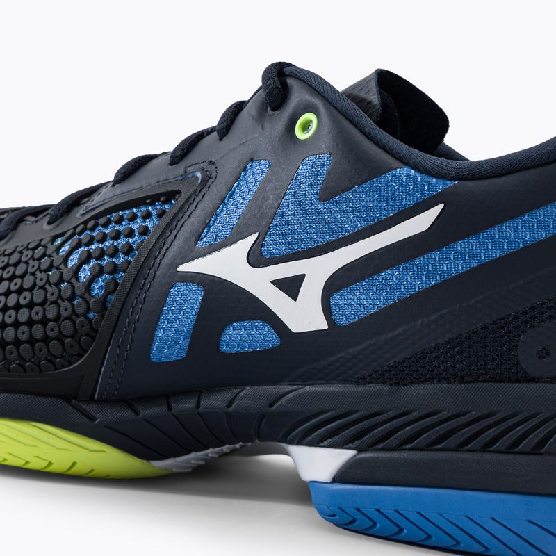 Scarpe da tennis da uomo Mizuno Wave Exceed Tour 5AC blu navy 61GA2270 9