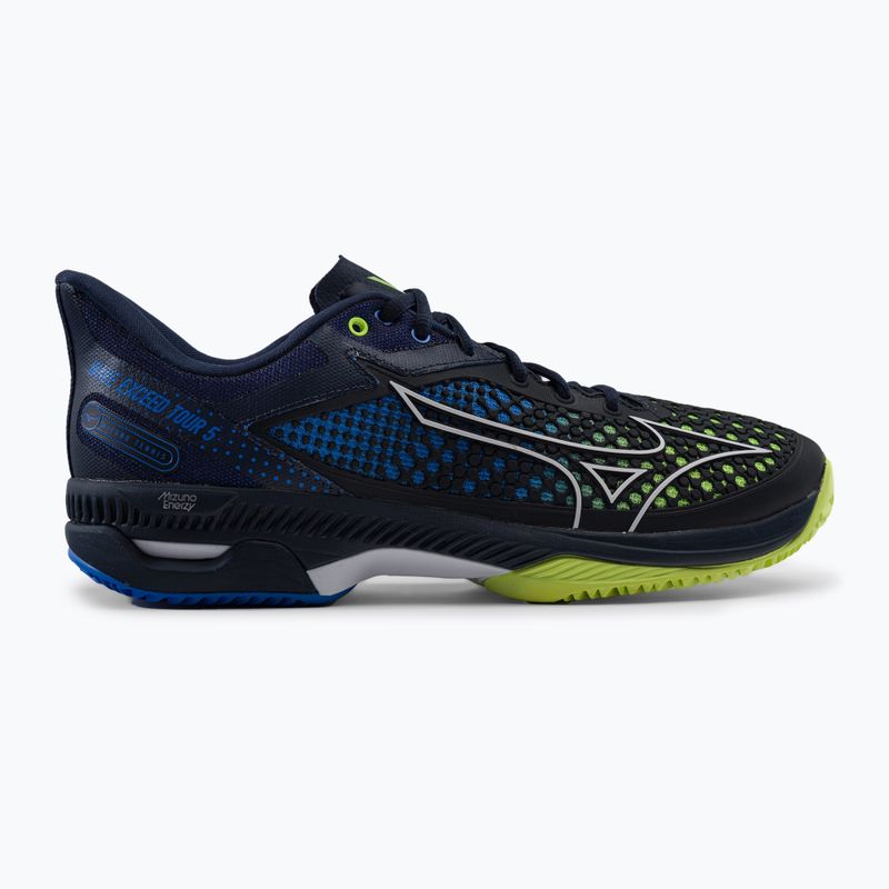 Scarpe da tennis da uomo Mizuno Wave Exceed Tour 5CC blu navy 61GC2274 2