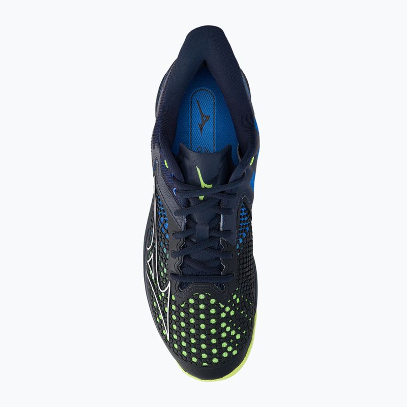 Scarpe da tennis da uomo Mizuno Wave Exceed Tour 5CC blu navy 61GC2274 6