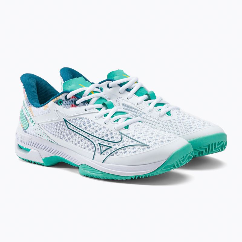 Scarpe da tennis da donna Mizuno Wave Exceed Tour 5CC bianco 61GC2275 3