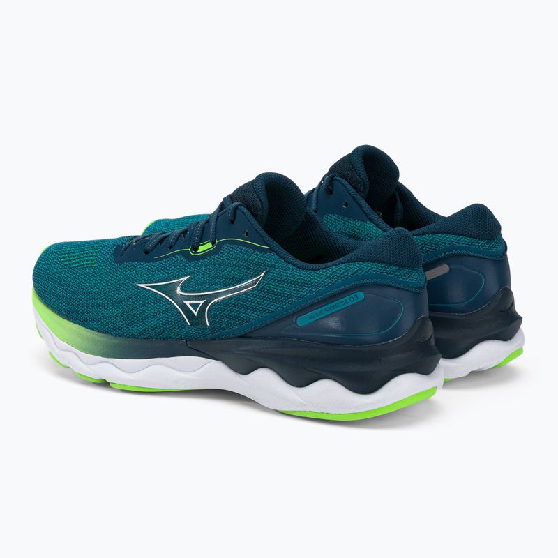Scarpe da corsa da uomo Mizuno Wave Skyrise 3 blu J1GC220901 4