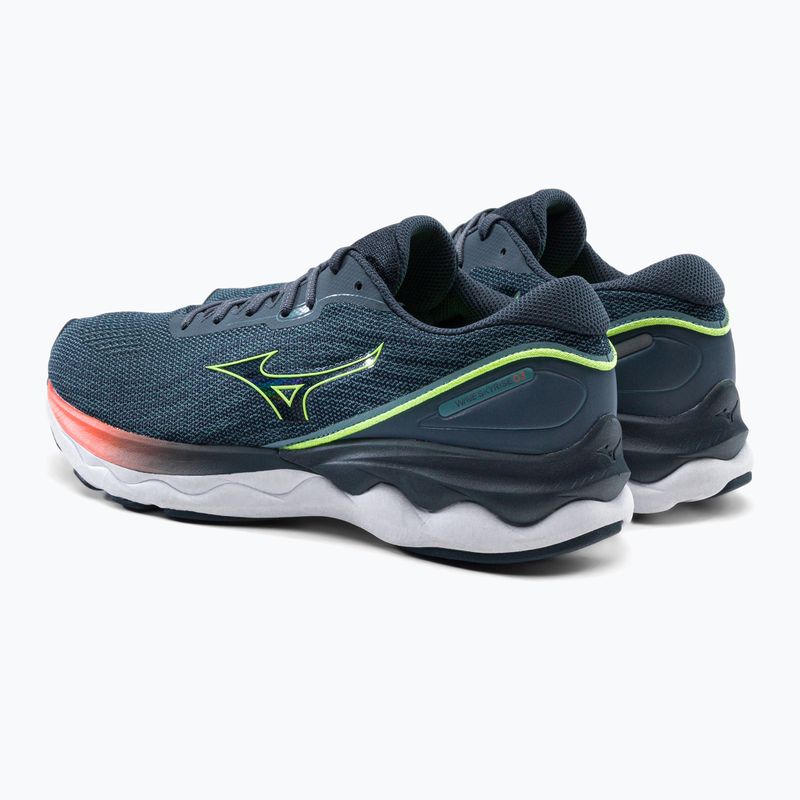 Scarpe da corsa da uomo Mizuno Wave Skyrise 3 nibies J1GC220981 4