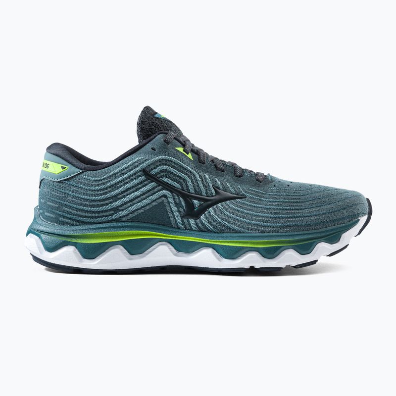Scarpe da corsa da uomo Mizuno Wave Horizon 6 blu J1GC222615 2