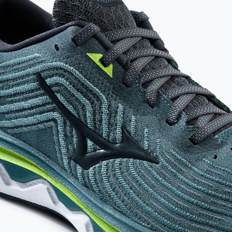 Scarpe da corsa da uomo Mizuno Wave Horizon 6 blu J1GC222615 9
