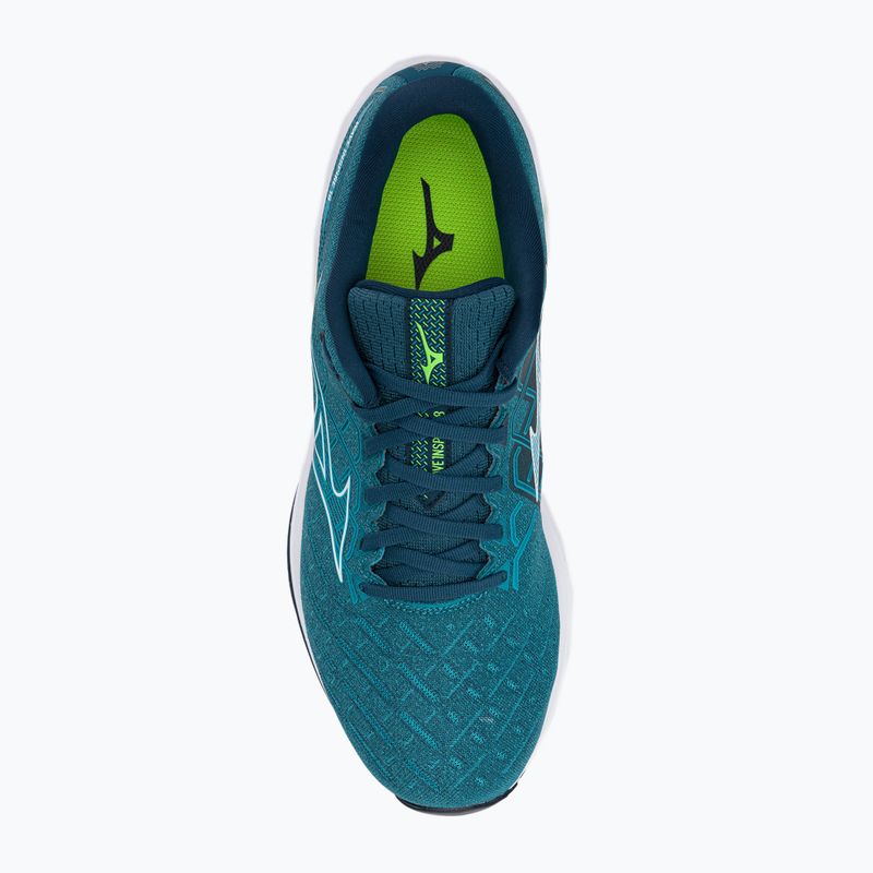 Scarpe da corsa da uomo Mizuno Wave Inspire 18 blu J1GC224402 6