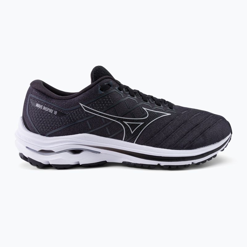 Scarpe da corsa da uomo Mizuno Wave Inspire 18 nero J1GC224404 2