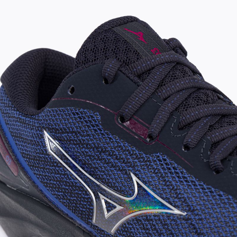 Scarpe da corsa da uomo Mizuno Wave Skyrise 3 blu navy J1GD220904 8