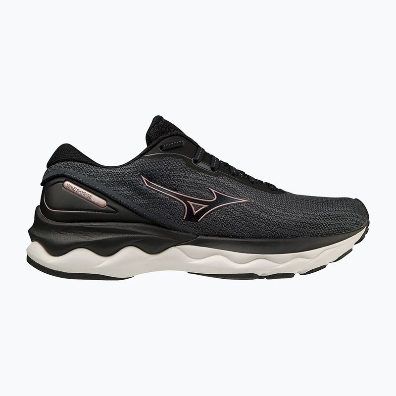 Scarpe da corsa da donna Mizuno Skyrise 3 nero/rose copper/nimbus cloud 8