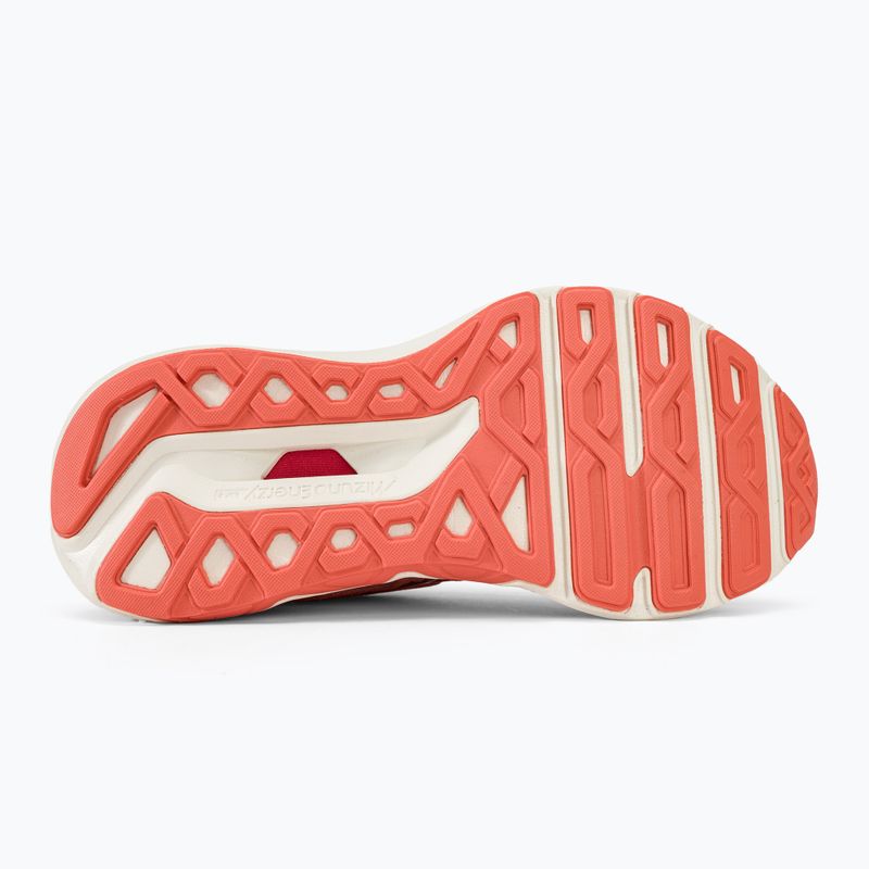 Scarpe da corsa da donna Mizuno Wave Horizon 6 rosa granata/rame rosa/persimmon 5
