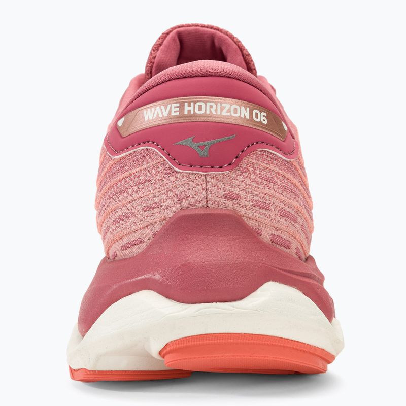 Scarpe da corsa da donna Mizuno Wave Horizon 6 rosa granata/rame rosa/persimmon 7