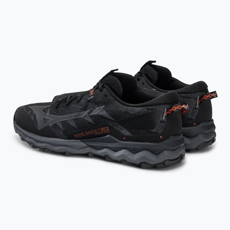 Scarpe da corsa da uomo Mizuno Wave Daichi 7 GTX nero J1GJ225638 3