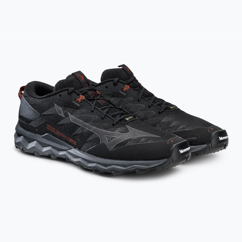 Scarpe da corsa da uomo Mizuno Wave Daichi 7 GTX nero J1GJ225638 5
