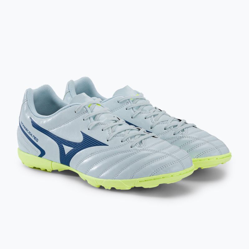 Scarpe da calcio Mizuno Monarcida Neo II Select AS da uomo blu chiaro P1GD222527 5