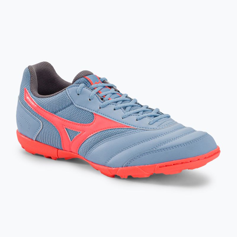 Scarpe da calcio Mizuno Morelia Sala Classic TF uomo blu placido/fiamma di neon