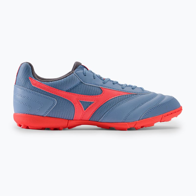 Scarpe da calcio Mizuno Morelia Sala Classic TF uomo blu placido/fiamma di neon 2