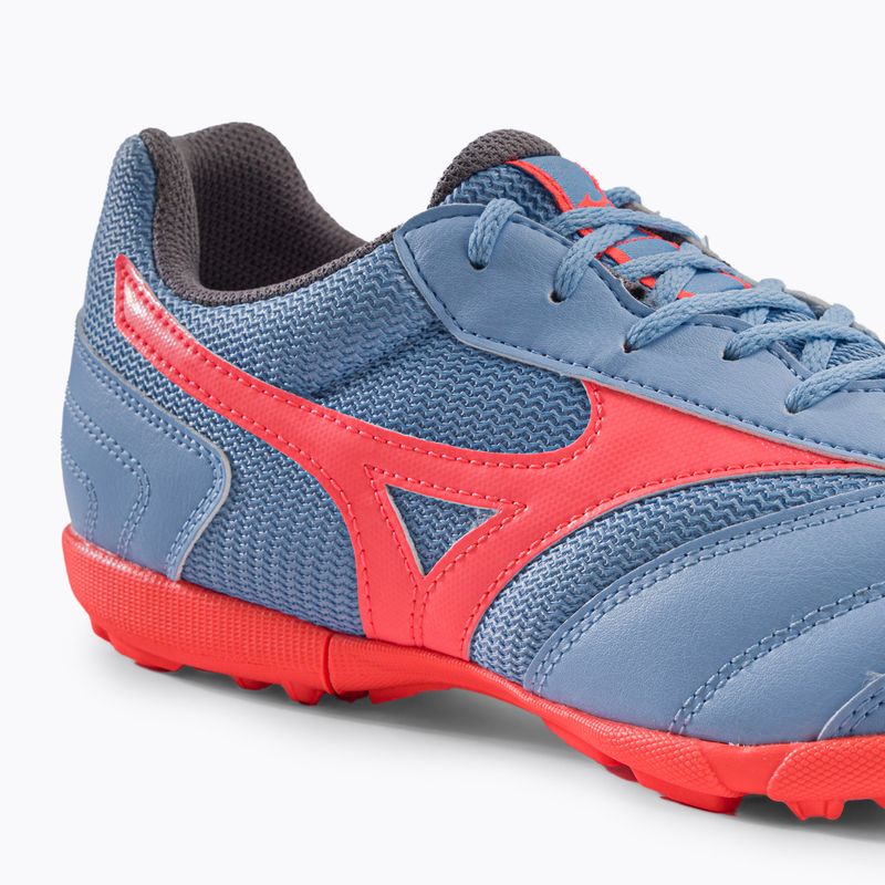 Scarpe da calcio Mizuno Morelia Sala Classic TF uomo blu placido/fiamma di neon 8